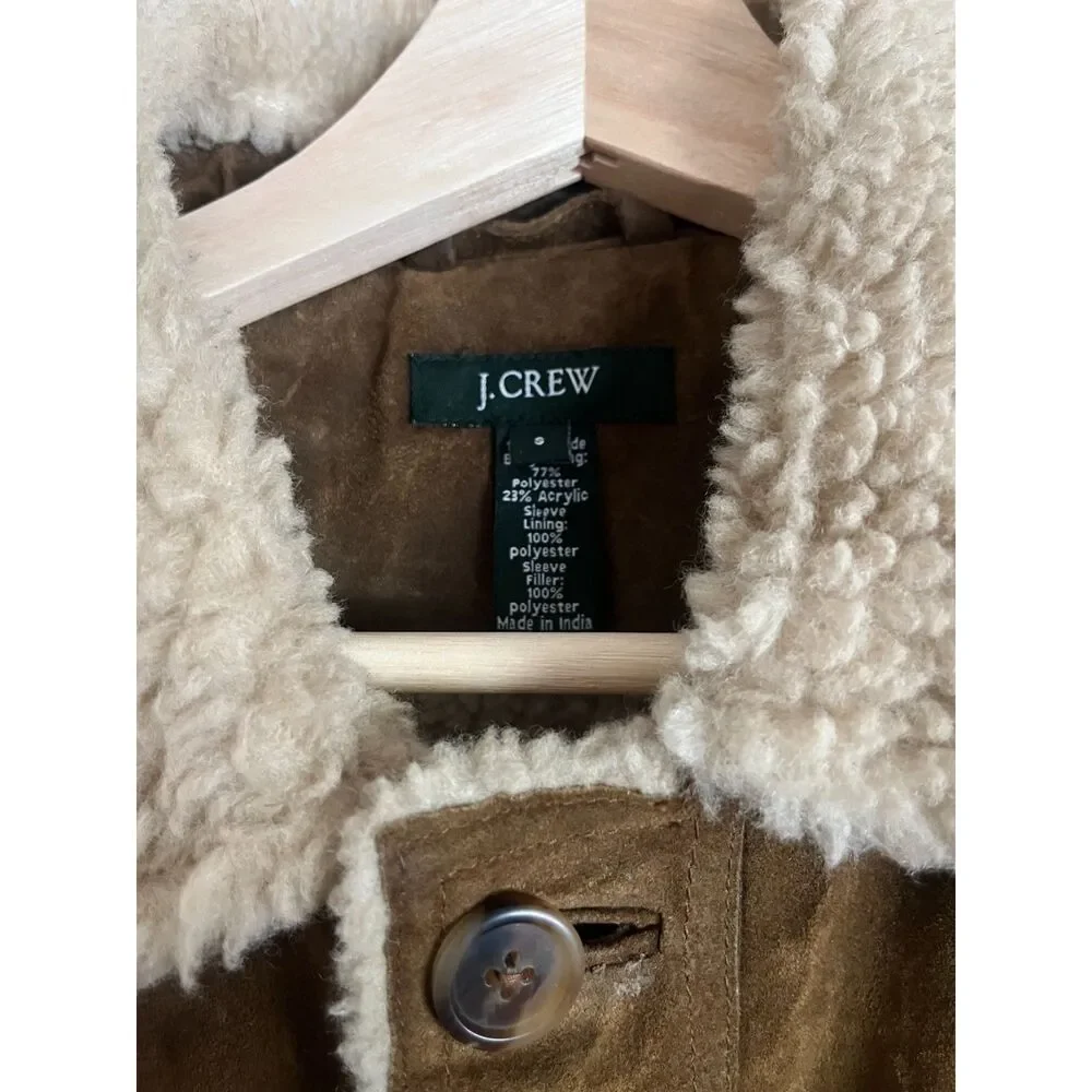Vintage J.Crew Suede Lined Jacket